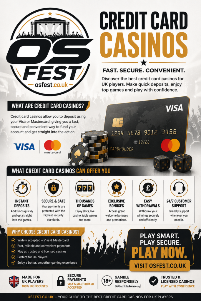 OS Fest - Credit Card Casinos Information